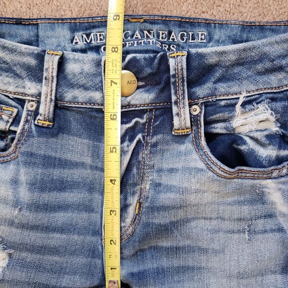 American Eagle Outfitters Blue Flare Jeans - Picture 11 of 11